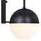 Designers Fountain Pineview Black Outdoor Hardwired Wall Sconce D319M-14EW-BK - alternate 6